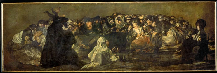 Sábado de brujas (pintura sobre lienzo)