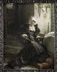 Juana la Loca detenida en Tordesillas (pintura)