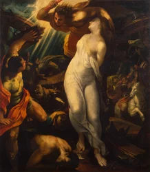 El martirio de Santa Catalina, 1600