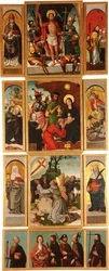 Retablo de los Santos Ana y Miguel Arcángel Panel derecho
