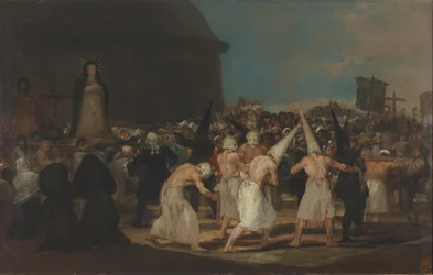 Una procesión de flagelantes