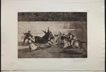 Corridas de toros: La muerte de Pepe Illo (2ª composición)