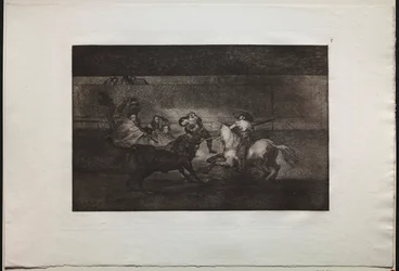 Corridas de toros: La muerte de Pepe Illo (3ª composición)