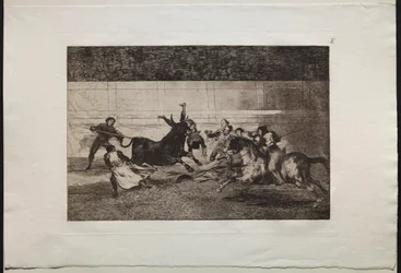 Corridas de toros: La muerte de Pepe Illo 2ª composición, 1876