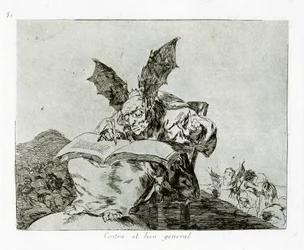 Contra el bien general. Placa 71 de Los desastres de la guerra, 1810-1820