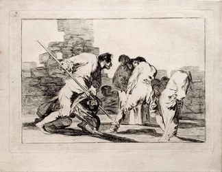 Cruel Locura de la serie Los Disparates, 1815-1819