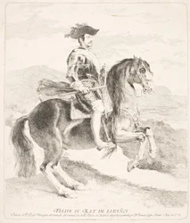 Felipe IV, rey de España, a caballo