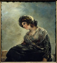 La lechera de Burdeos. Pintura, 1827. Dimensiones: 0,74 x 0,68 m. Madrid. Museo del Prado