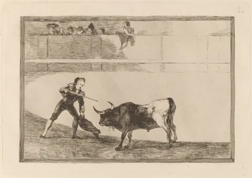 Pedro Romero matando a toro parado
