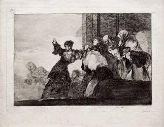 Pobre locura de la serie Los Disparates, 1815-1819