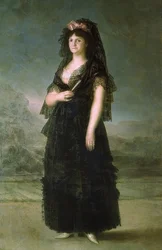 Retrato de María Lusia con mantilla