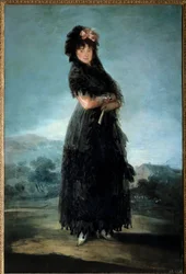 Retrato de cuerpo entero de Mariana Waldstein, marquesa de Santa Cruz