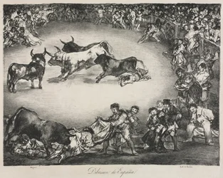 Los toros de Burdeos: entretenimiento español