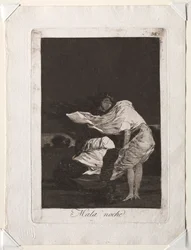 Los Caprichos: Una Mala Noche, 1799
