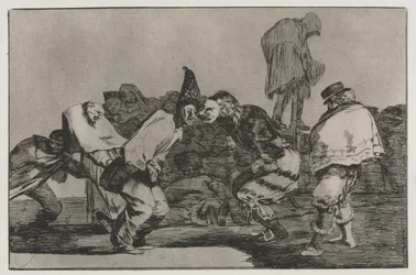 Los proverbios: La locura del carnaval, 1864