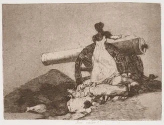 What Courage! (Que valor!) from the series Los desastres de la guerra