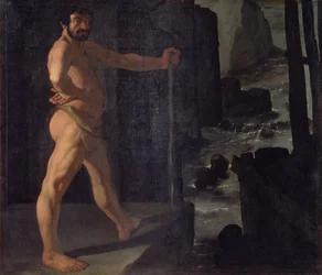 Hércules cambiando el curso del río Alfeo