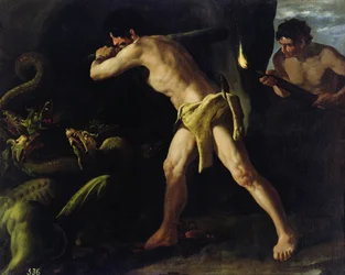 Hércules luchando con la Hidra de Lerna, hacia 1634