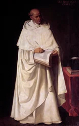 Retrato de Francisco Zumel (circa 1540-1607), religioso español de la Orden de la Merced y teólogo