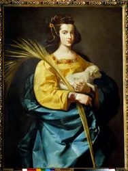 Representación de Santa Inés