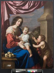 Virgen y niño con San Juan