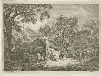 Finca rodeada de arboles Paisajes llenos de árboles (título de la serie)
