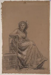 Retrato de una mujer sentada