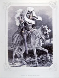 Mujeres de la región de Caen en Normandía, de 