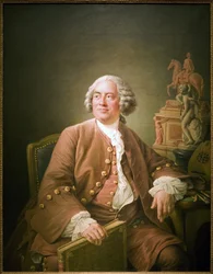 Retrato de Edme Bouchardon (1698-1762), escultor francés, Óleo sobre lienzo de François Hubert Drouais (1727-1775). Fotografía, KIM Youngtae, París, Museo Carnavalet.