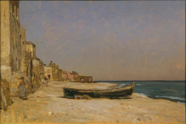 Pueblo en el Mediterráneo