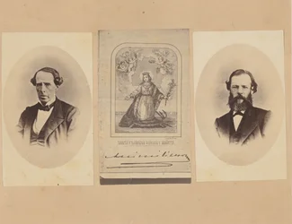 [Barón von Magnus, autógrafo del emperador Maximiliano de México, Dr. Bosch], 1867