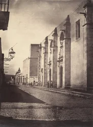 La escena de la ejecución del emperador Maximiliano I de México