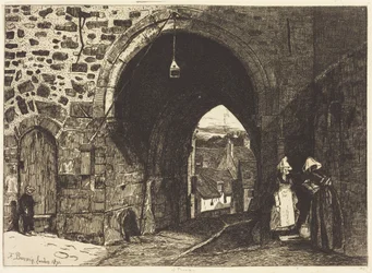 La puerta de Saint-Malo en Dinan