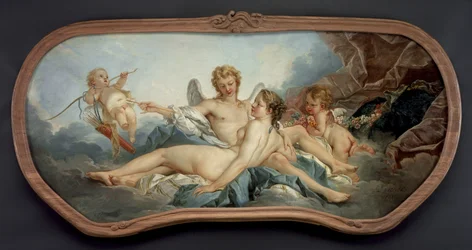 Cupido hiere a Psique