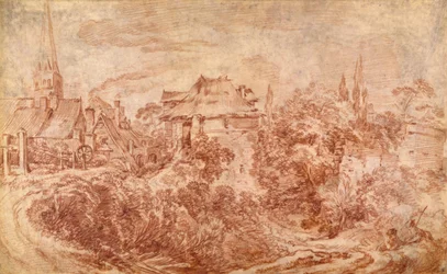 Paisaje con figuras