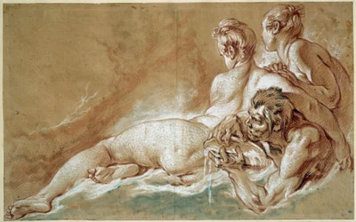 Náyades y tritón