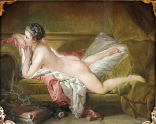 La chica recostada