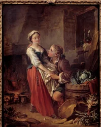 La hermosa cocinera