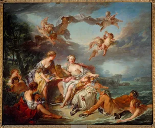 El rapto de Europa. Pintura de Francois Boucher (1703-1770)