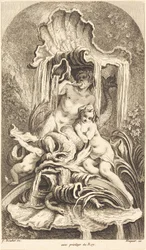 Tritón y ninfa
