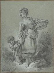 Una mujer y un niño