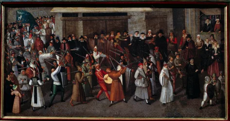 Guerras religiosas entre católicos y protestantes: 