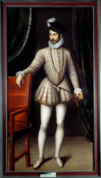 Retrato de cuerpo entero de Carlos IX (1550-1574) Rey de Francia