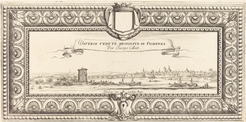 Página de título para "Various Italian Landscapes" de Callot
