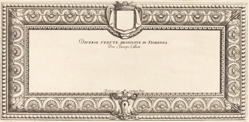 Página de título para "Varios paisajes italianos" de Callot
