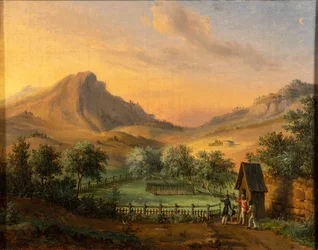 Tumba de Napoleón en la Isla de Santa Elena en el Valle de Geranio