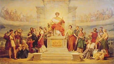 Alegoría de la Ciudad de París, estudio para la decoración del Hotel de Ville, 1842