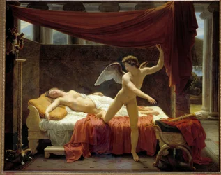 El Amor y Psique. Pintura de Edouard Picot (1786-1868) 1817