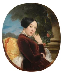 Retrato de la cantante y compositora Pauline Viardot 1821-1910, 1844