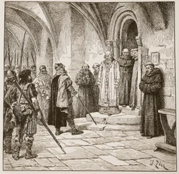 Swein exigiendo rescate, ilustración de 
